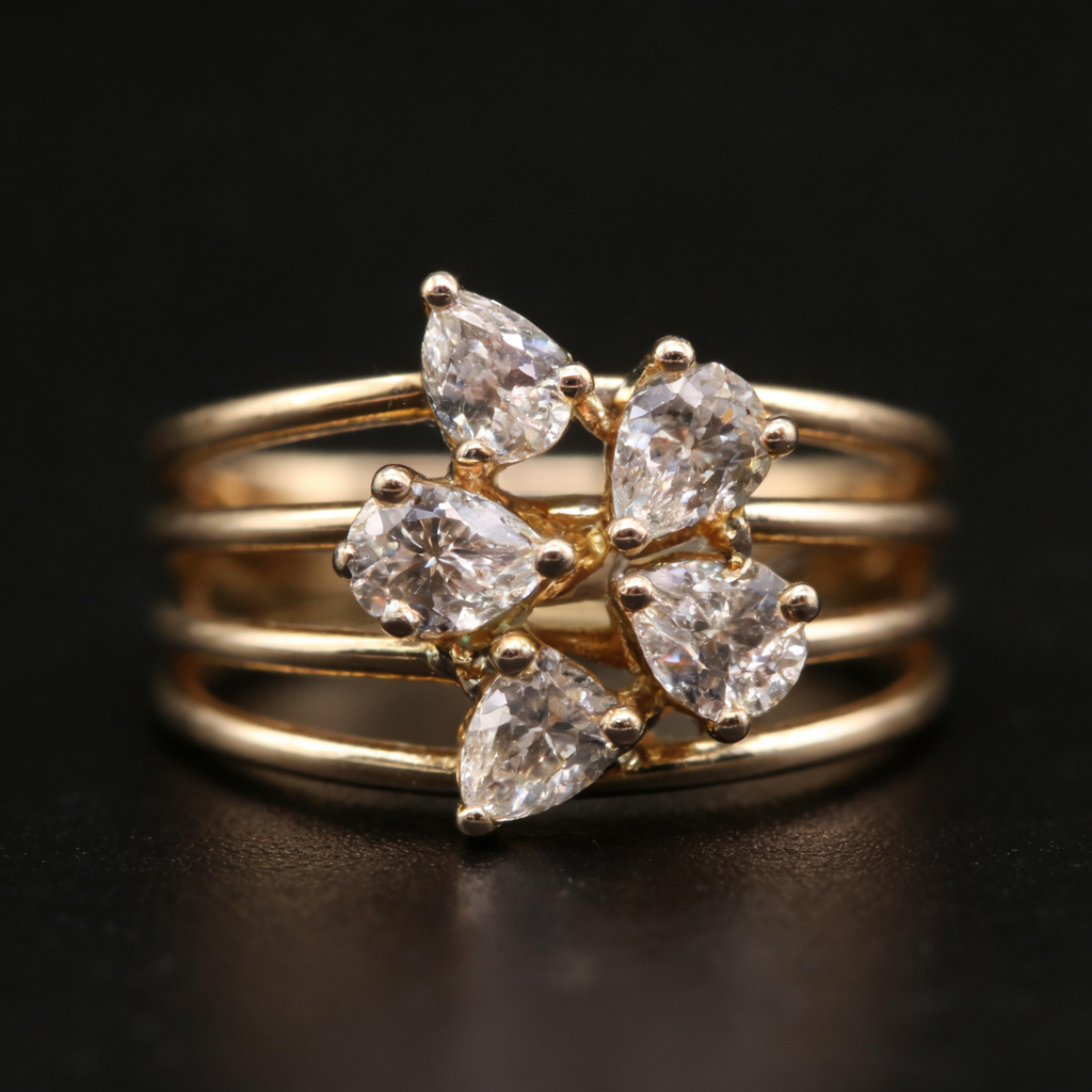 0.6Ct of Ring With the Purity of 18K
