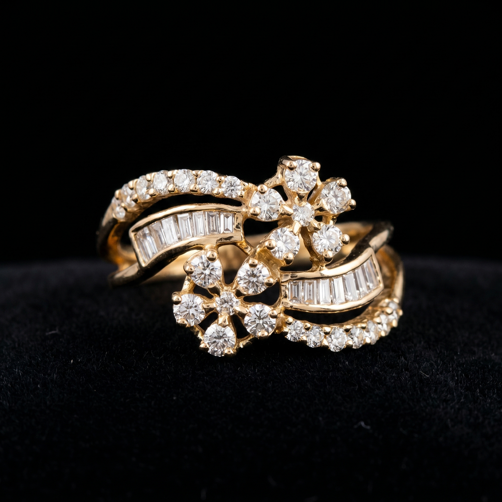 0.64Ct of Ring With the Purity of 18K