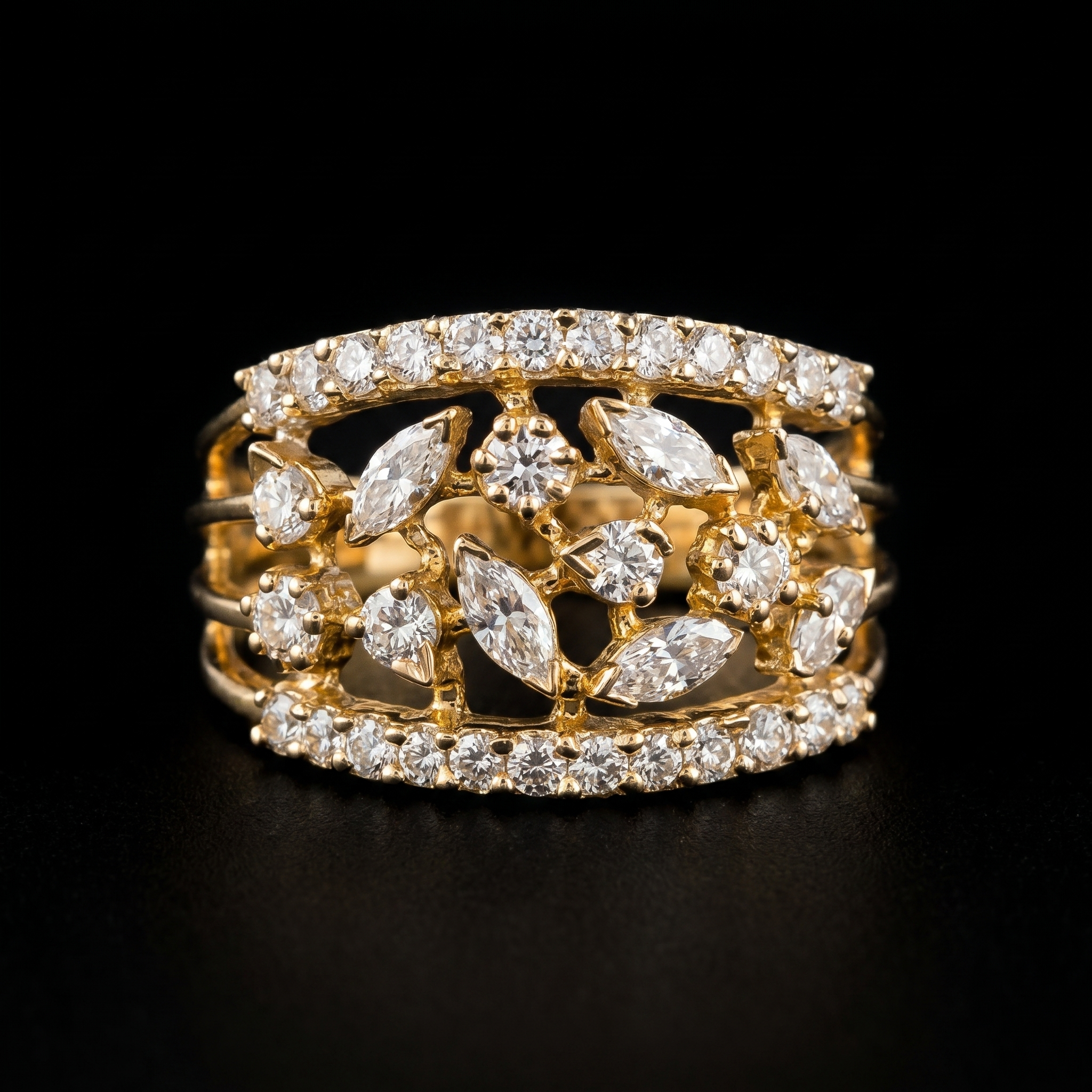 0.7Ct of Ring With the Purity of 18K