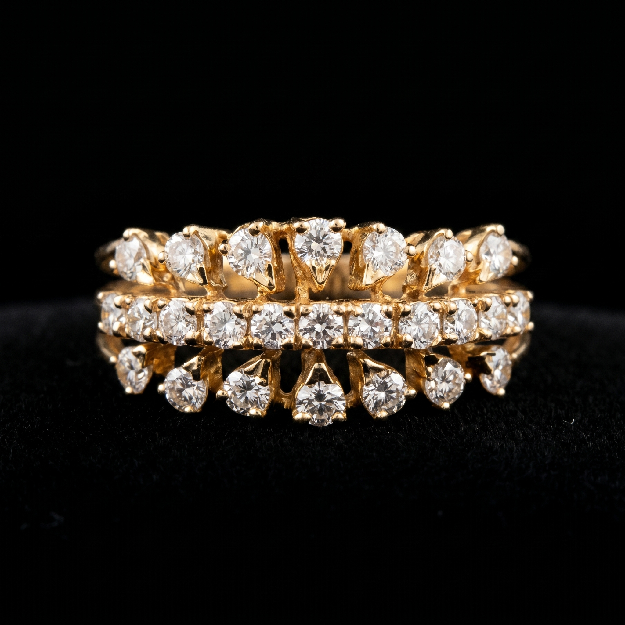 0.69Ct of Ring With the Purity of 18K