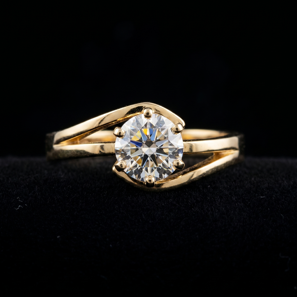 3.5Ct of Ring With the Purity of 18K