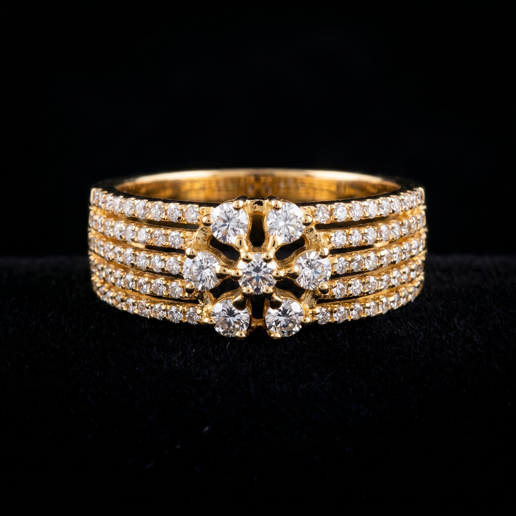 3.5Ct of Ring With the Purity of 18K