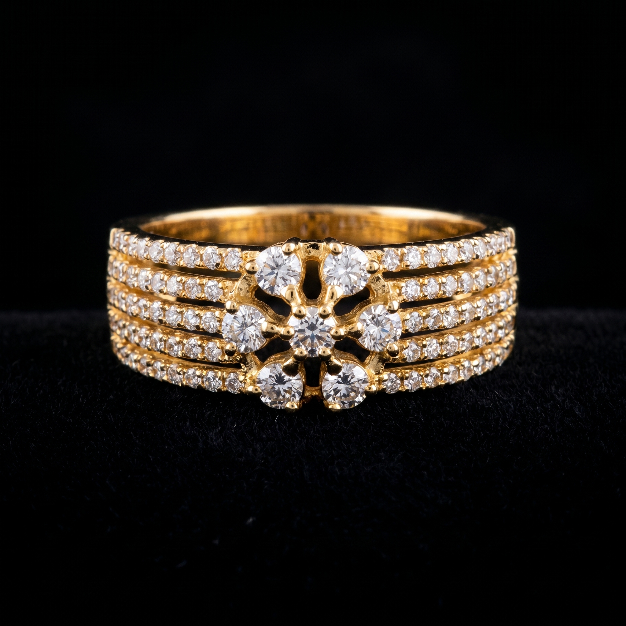 3.5Ct of Ring With the Purity of 18K
