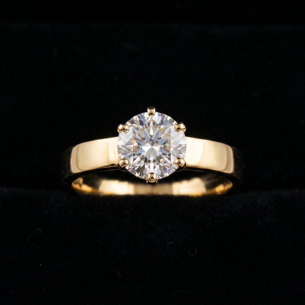 2.5Ct of Ring With the Purity of 18K