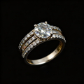 2.09Ct of Ring With the Purity of 18K