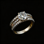 2.09Ct of Ring With the Purity of 18K
