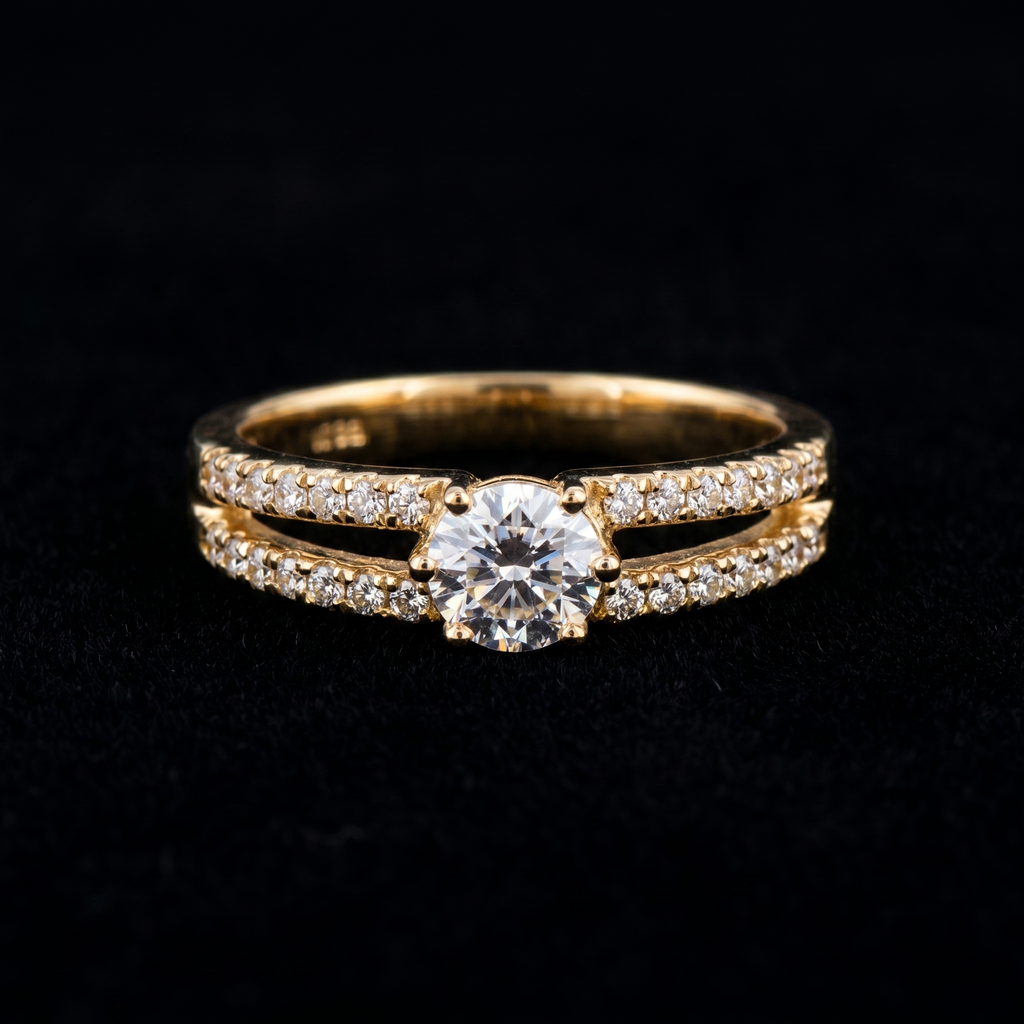 0.52Ct of Ring With the Purity of 18K