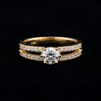 0.52Ct of Ring With the Purity of 18K