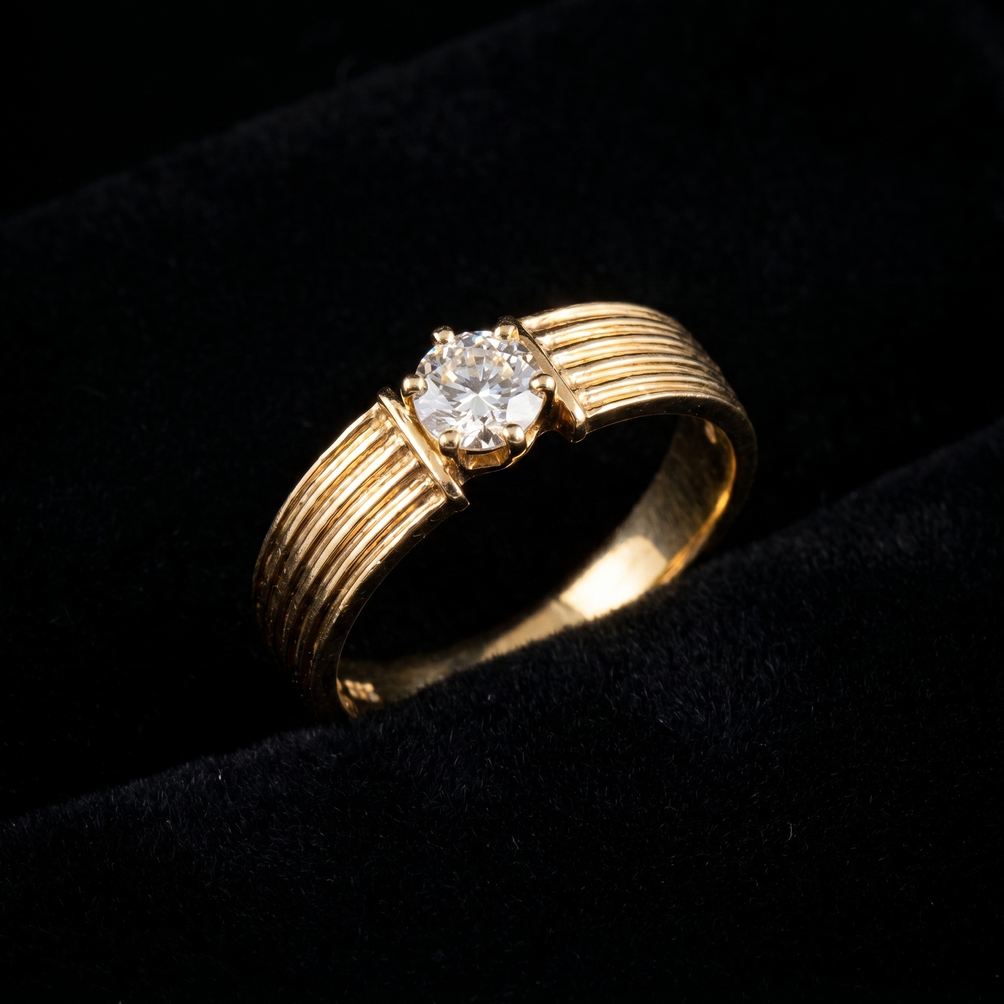 0.36Ct of Ring With the Purity of 18K