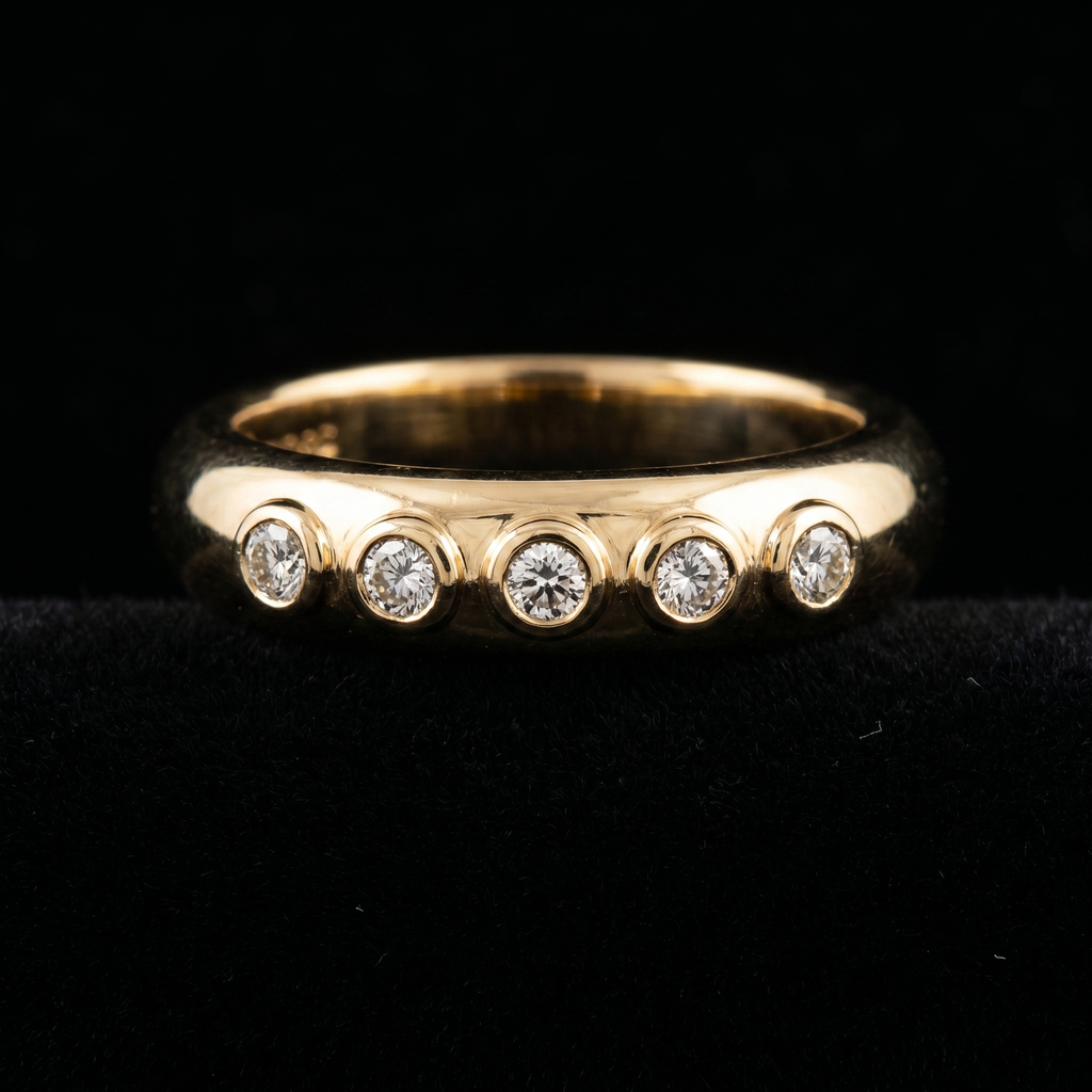 0.5Ct of Ring With the Purity of 18K
