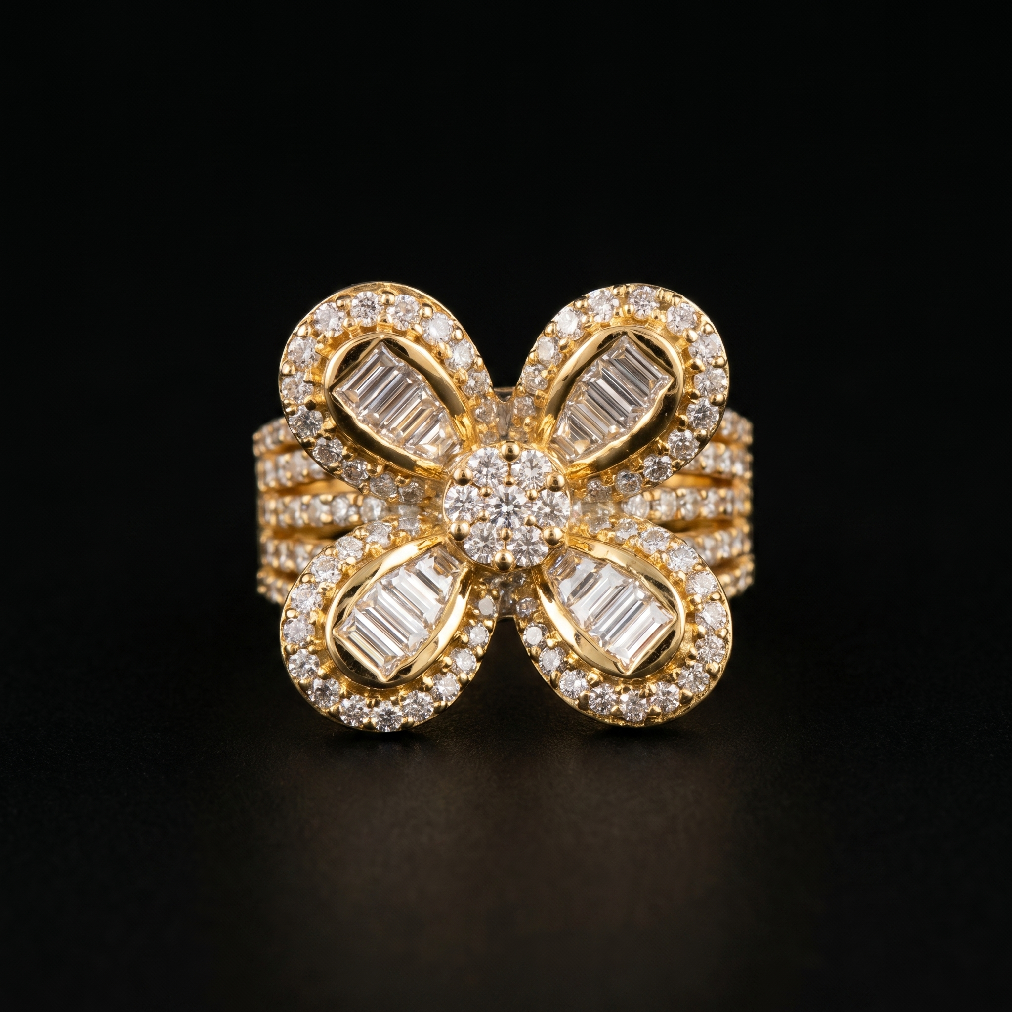 1.66Ct of Ring With the Purity of 18K