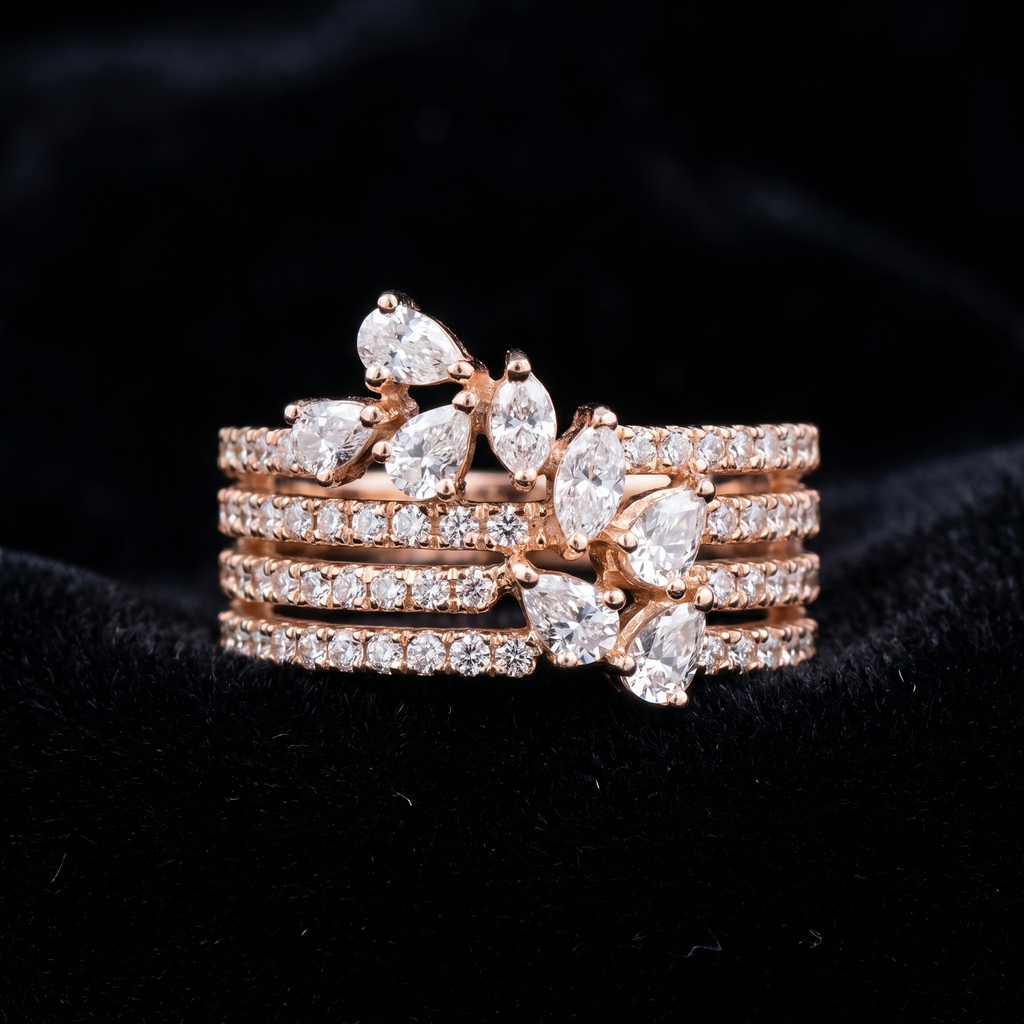 1.25Ct of Ring With the Purity of 18K