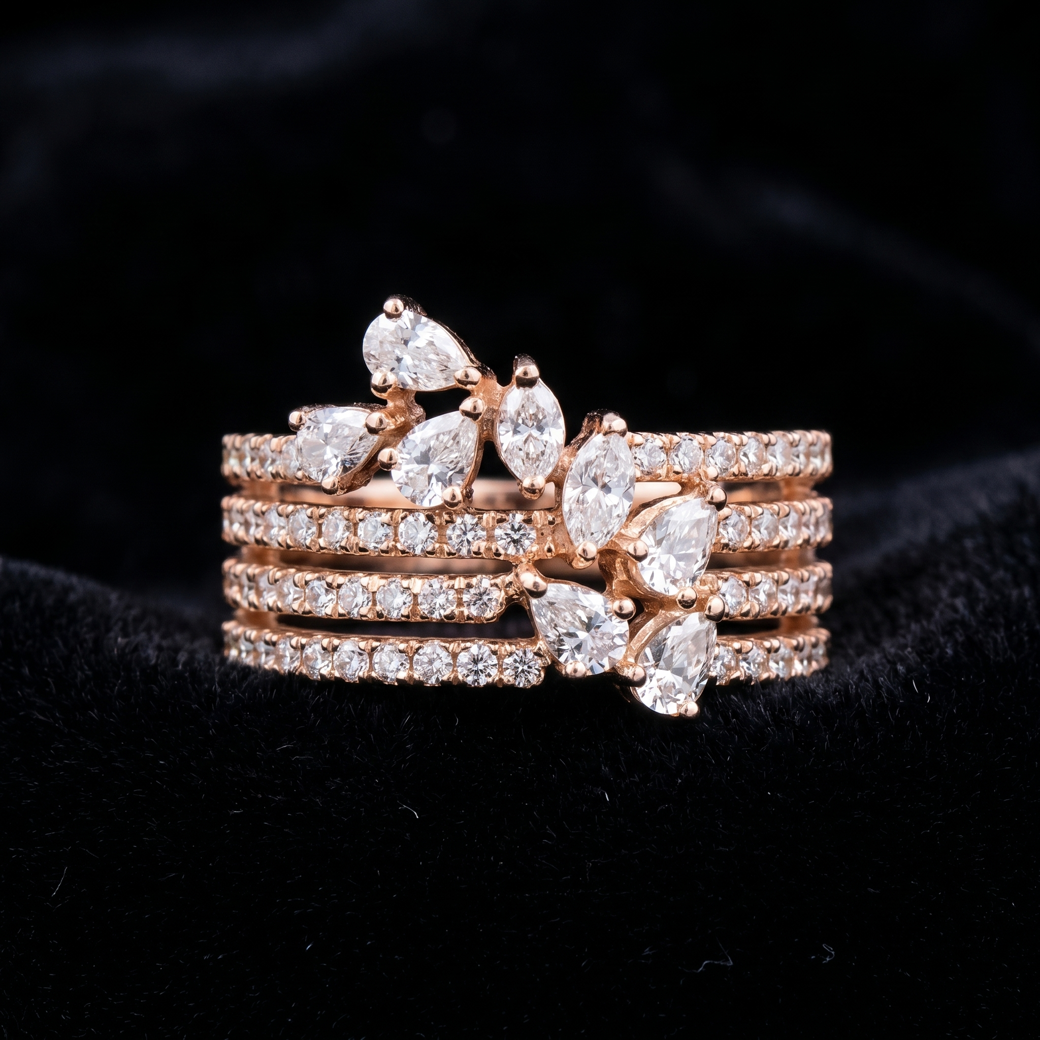 1.25Ct of Ring With the Purity of 18K