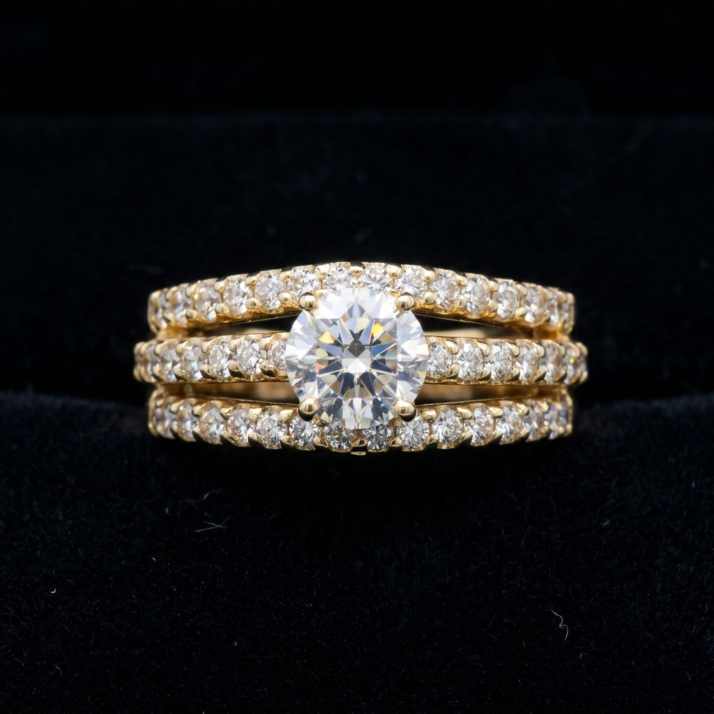 1.64Ct of Ring With the Purity of 18K