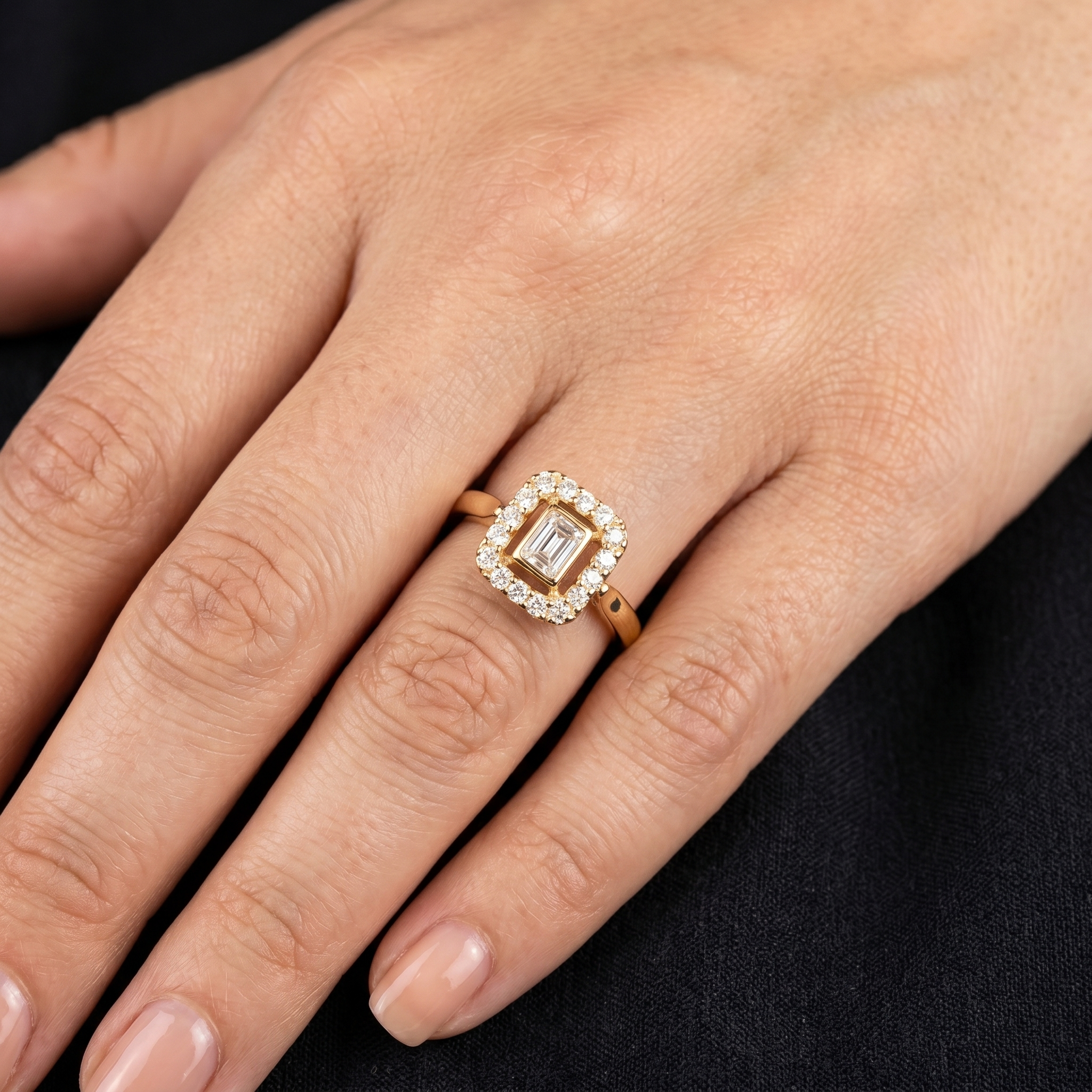 1.5Ct of Ring with the Purity of 18K