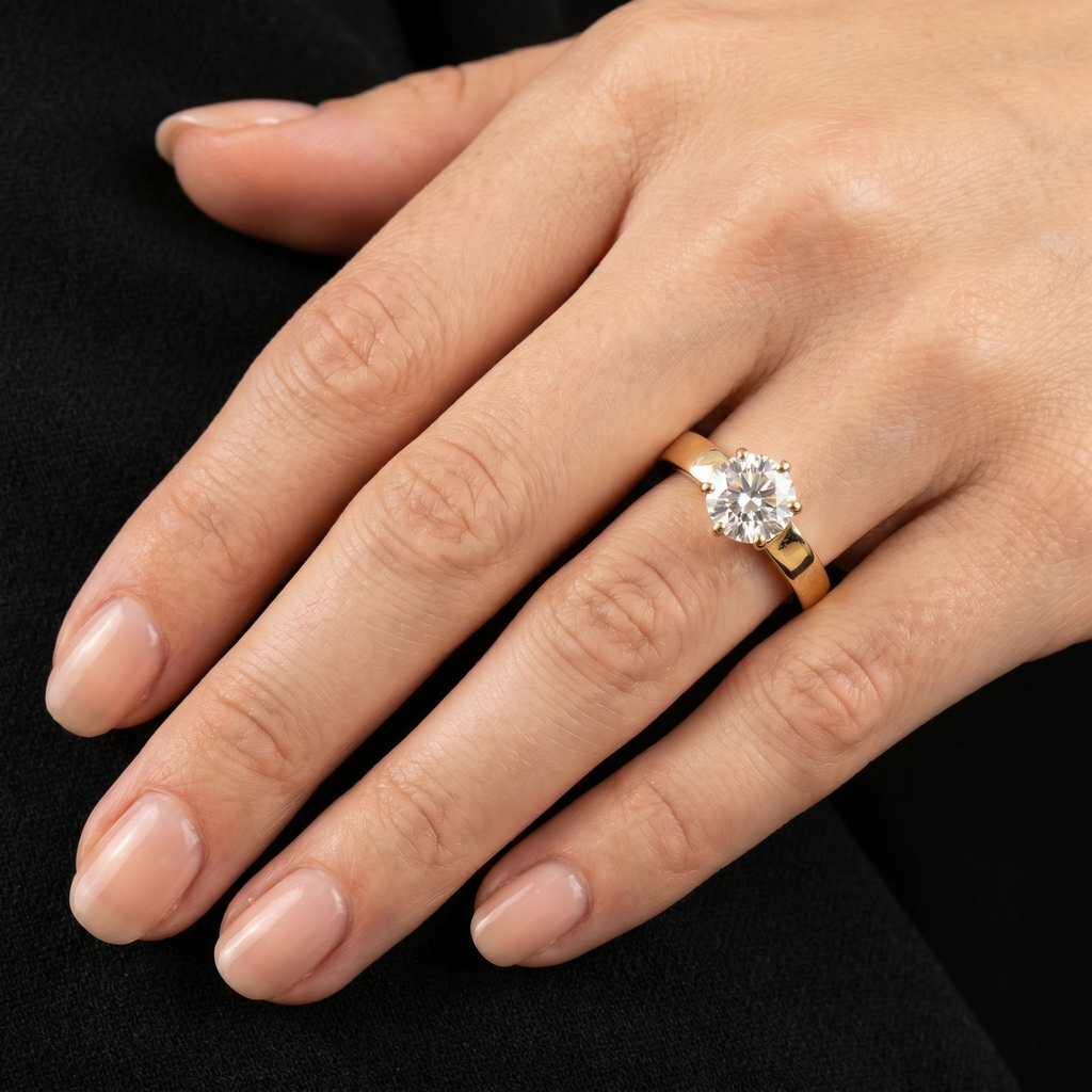 2.5Ct of Ring With the Purity of 18K