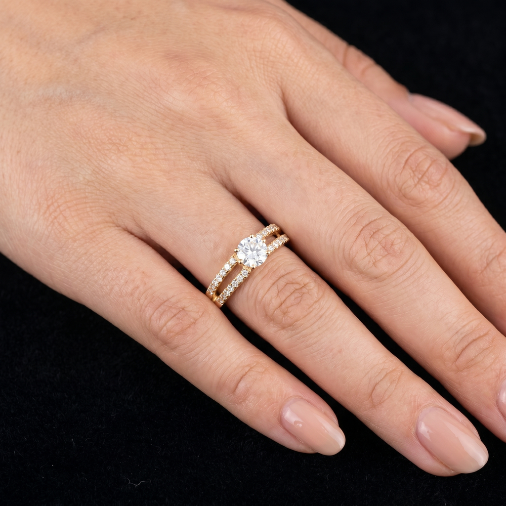 0.52Ct of Ring With the Purity of 18K