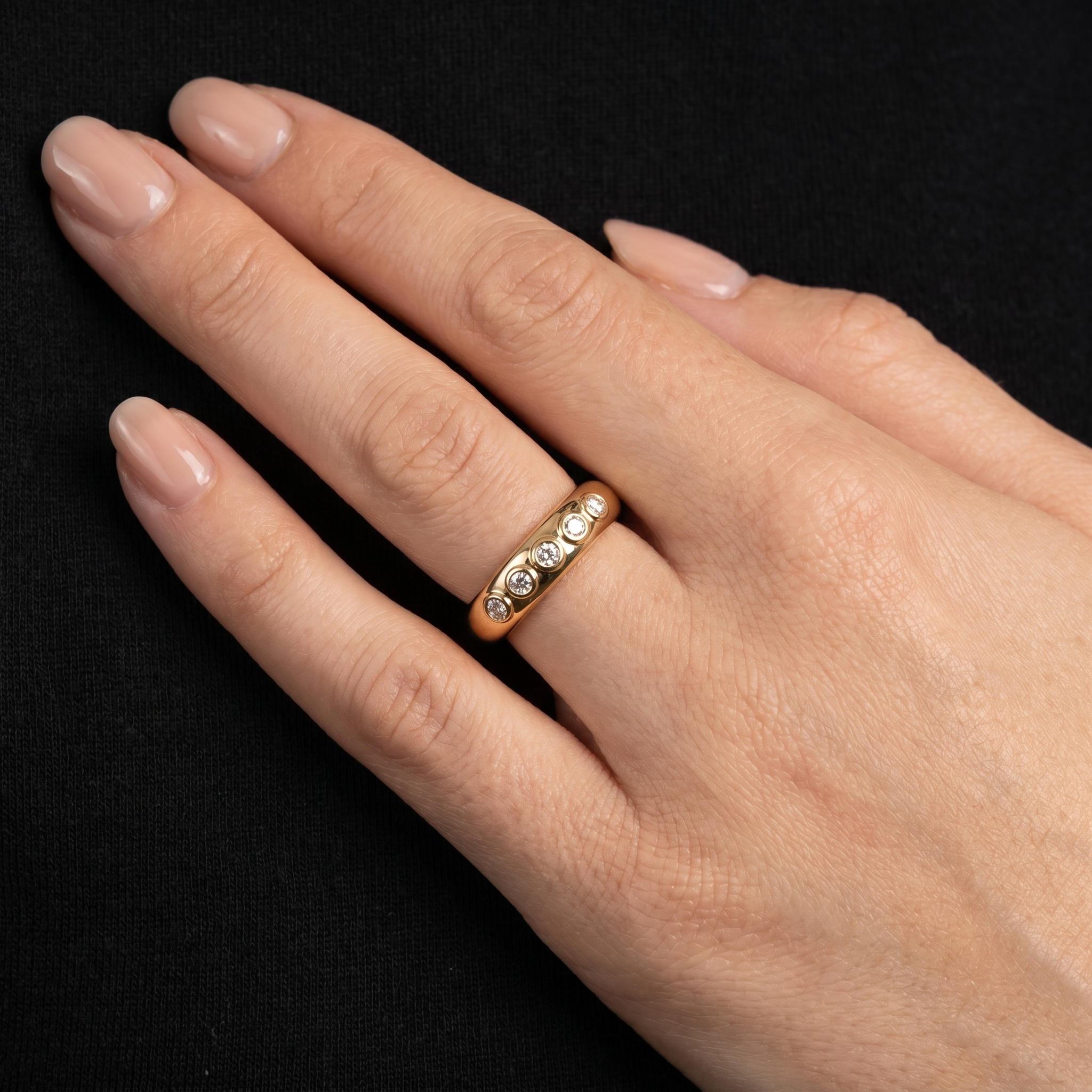 0.5Ct of Ring With the Purity of 18K