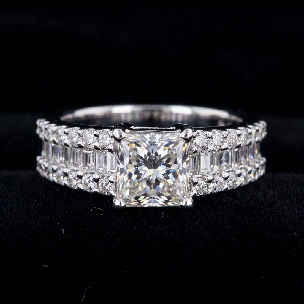 1.55Ct of Ring With the Purity of 18K