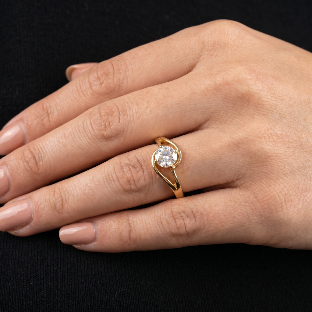 2Ct of Ring With the Purity of 18K