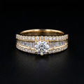 2.18Ct of Ring With the Purity of 18K