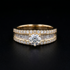 2.18Ct of Ring With the Purity of 18K