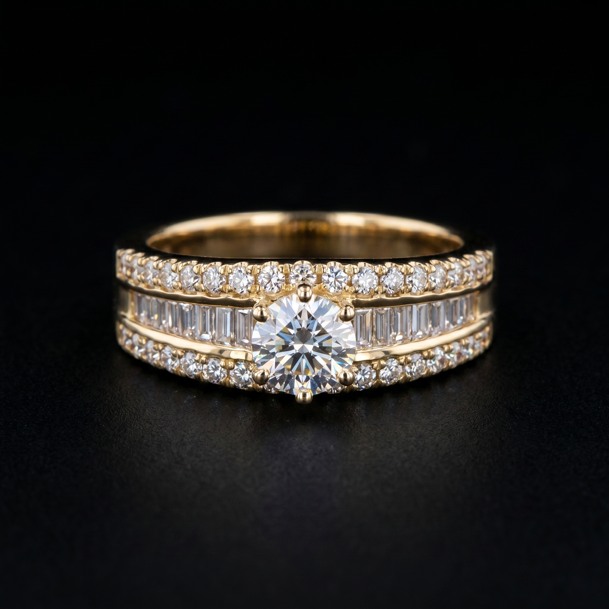 2.18Ct of Ring With the Purity of 18K