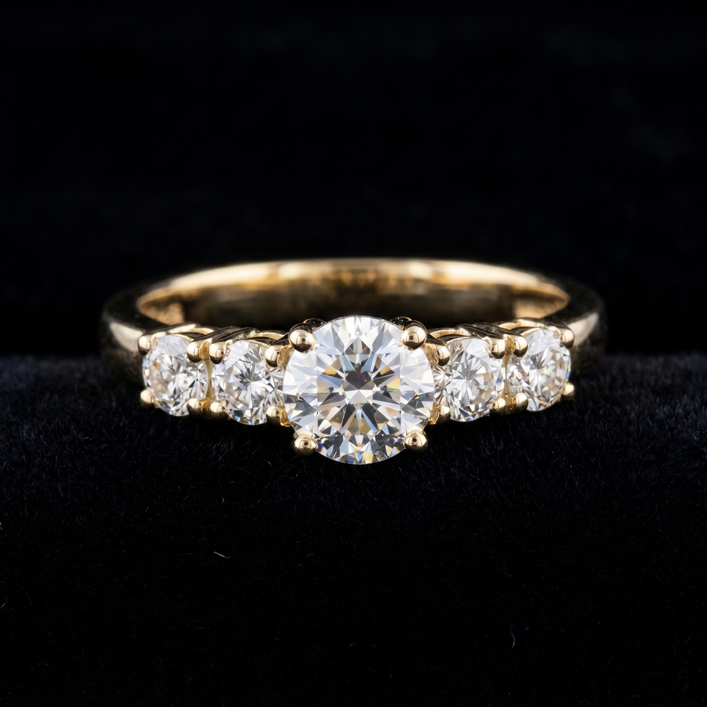0.66Ct of Ring With the Purity of 18K