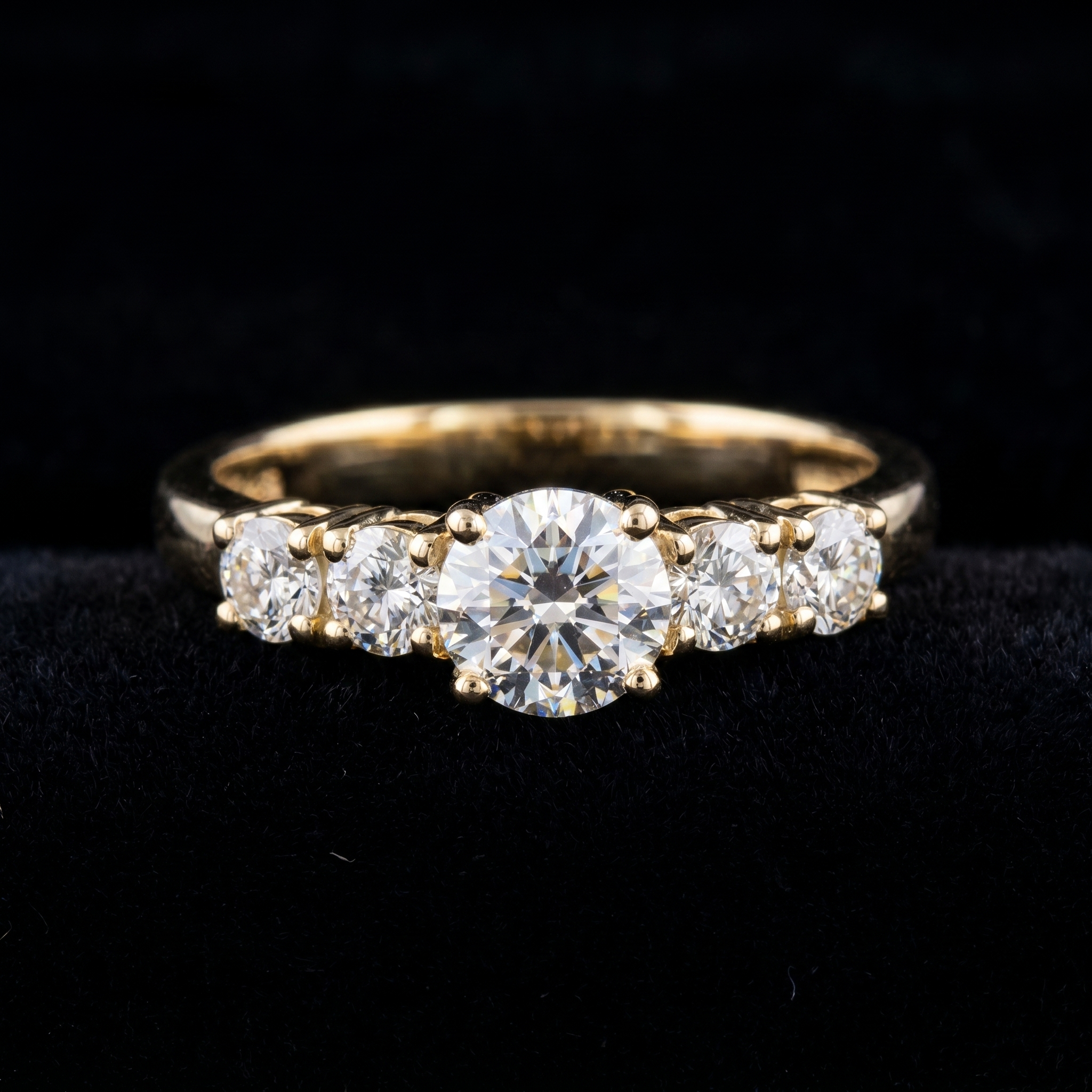 0.66Ct of Ring With the Purity of 18K