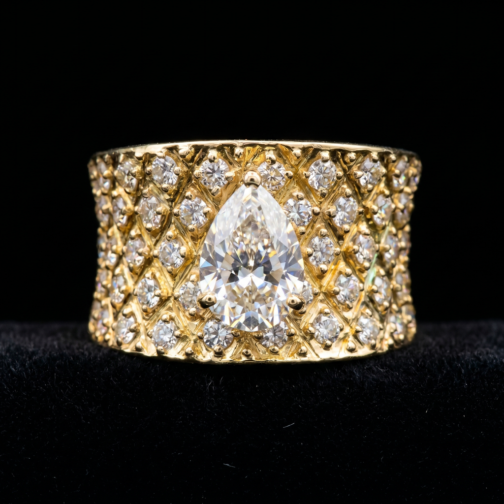 2.28Ct of Ring With the Purity of 18K