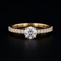 0.95Ct of Ring With the Purity of 18K