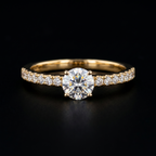 0.95Ct of Ring With the Purity of 18K