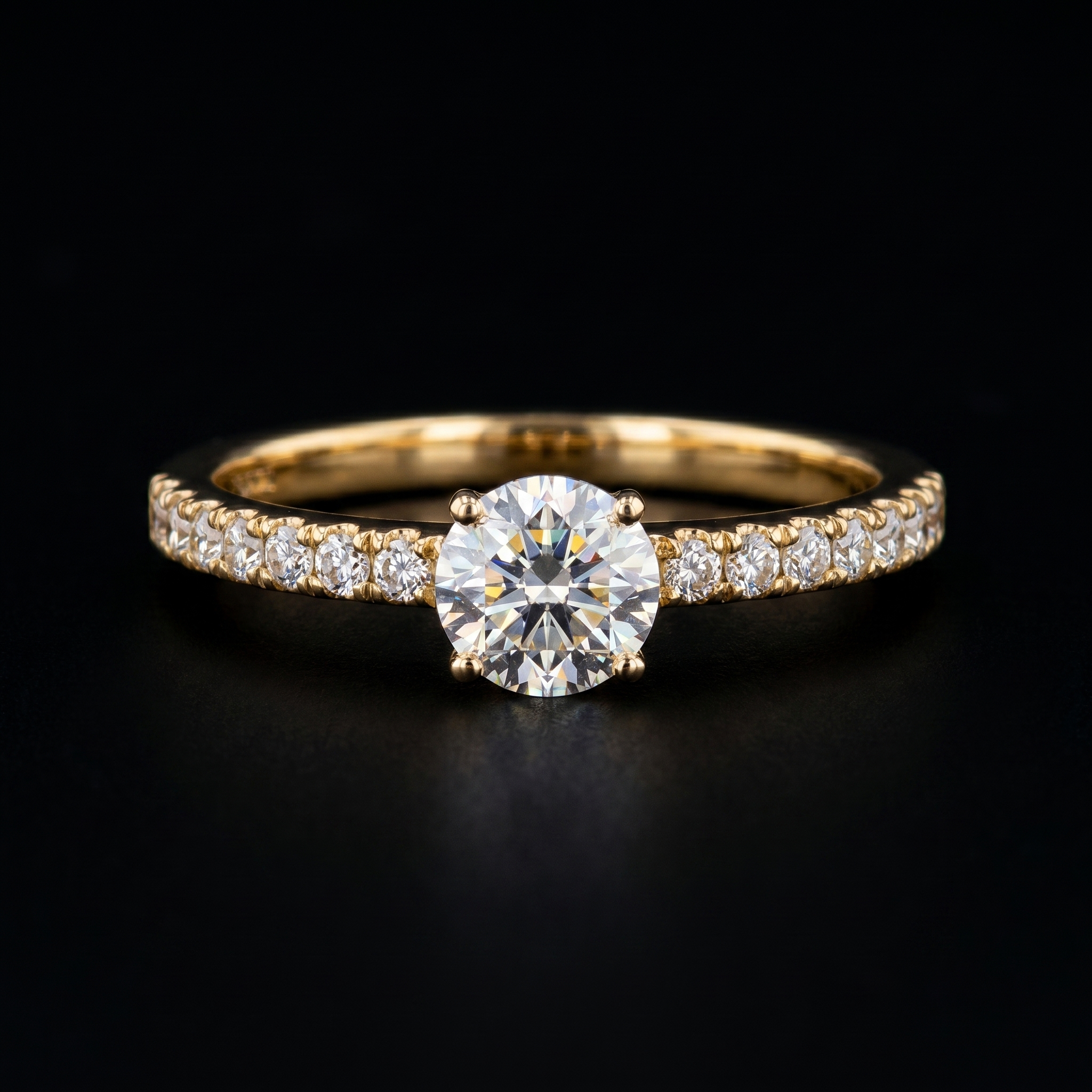0.95Ct of Ring With the Purity of 18K