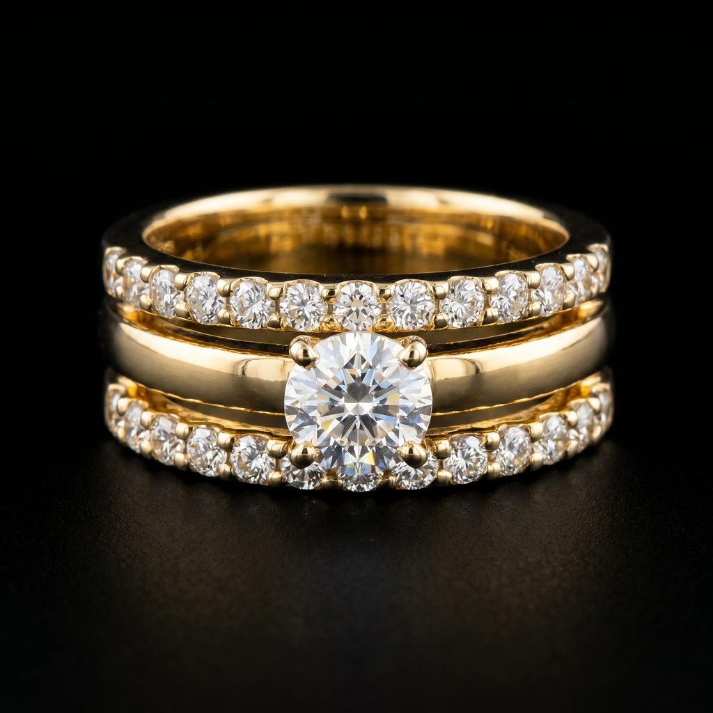 1.27Ct of Ring With the Purity of 18K