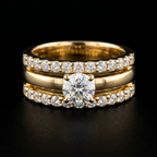 1.27Ct of Ring With the Purity of 18K