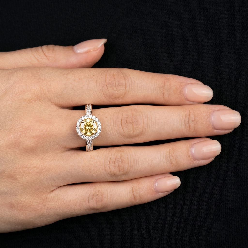 1.16Ct of Ring With the Purity of 18K