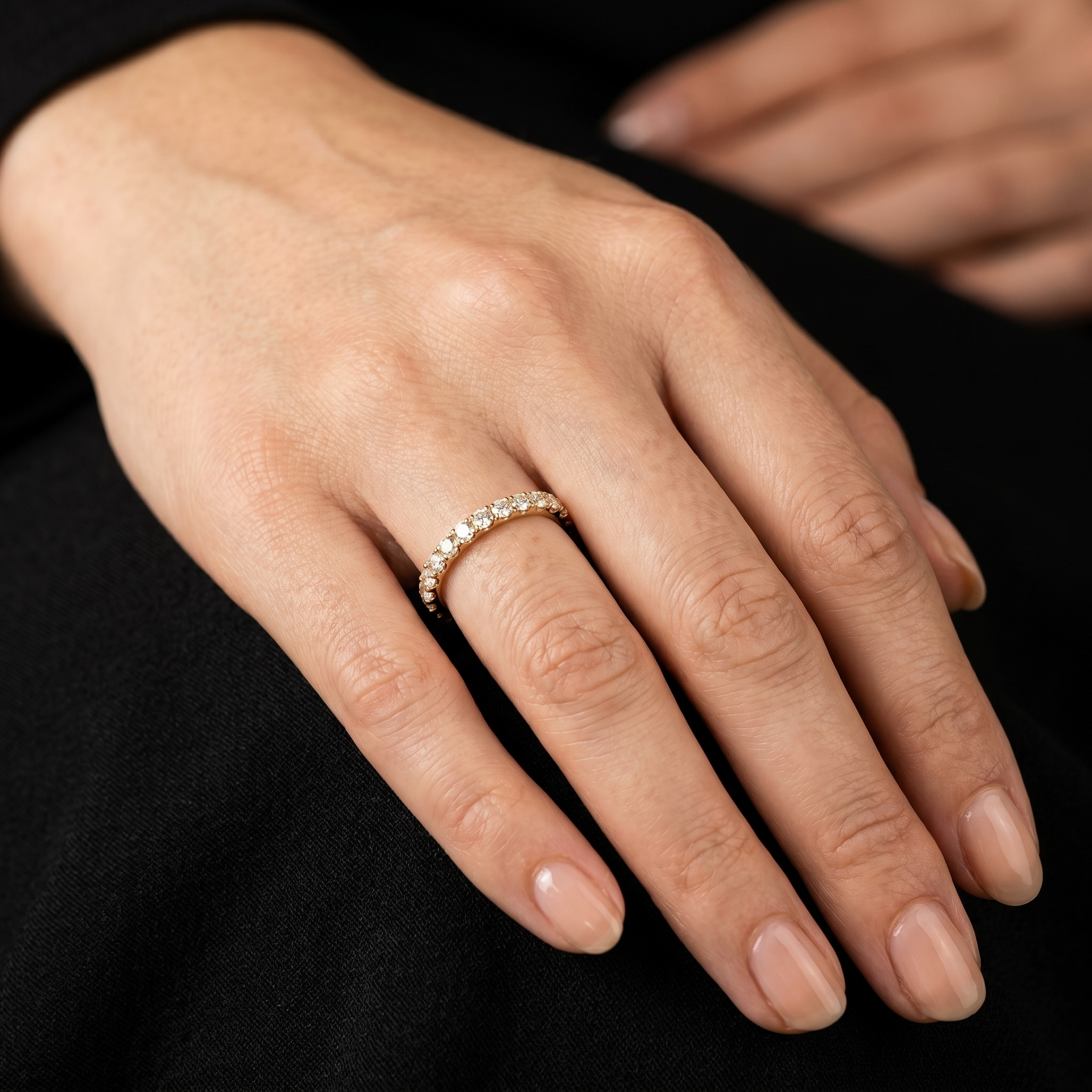 0.34Ct of Ring With the Purity of 18K