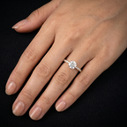 0.95Ct of Ring With the Purity of 18K