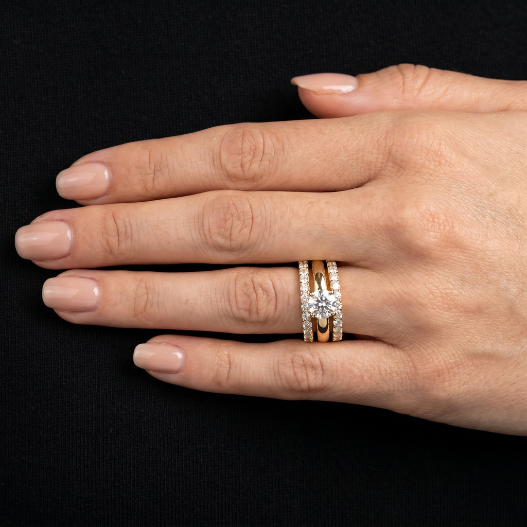 1.27Ct of Ring With the Purity of 18K