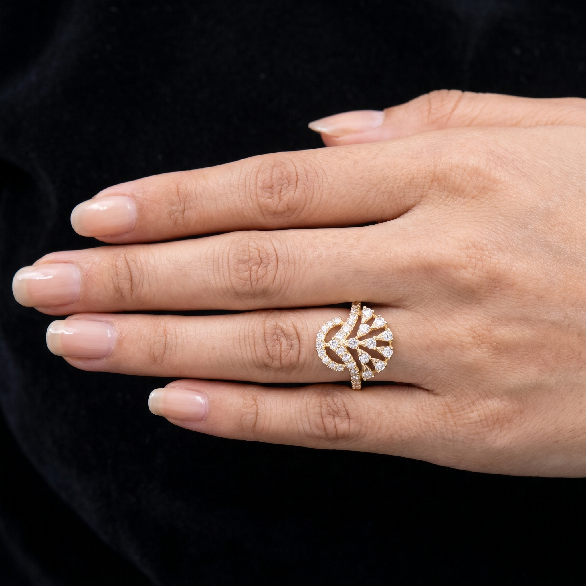 1Ct of Ring with the Purity 18K