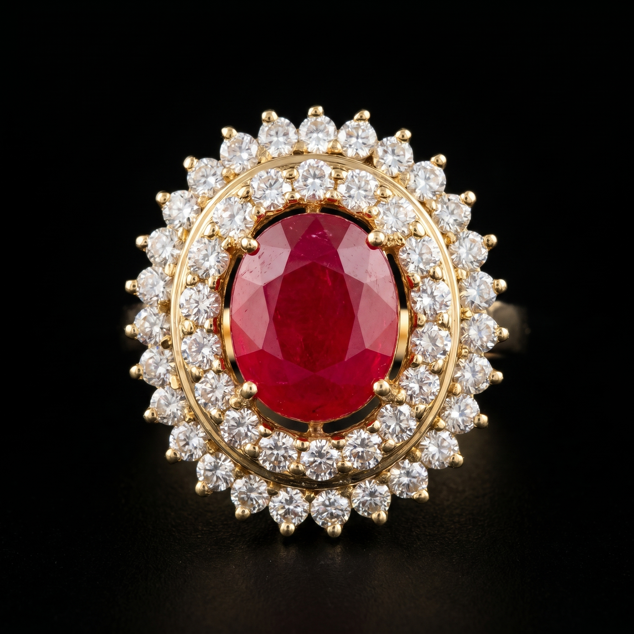 5.17Ct of Ring With the Purity of 18K