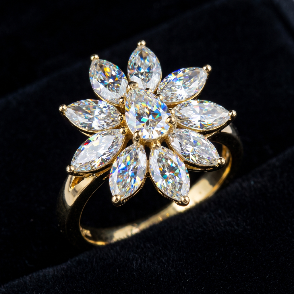 3.5Ct of Ring With the Purity of 18K