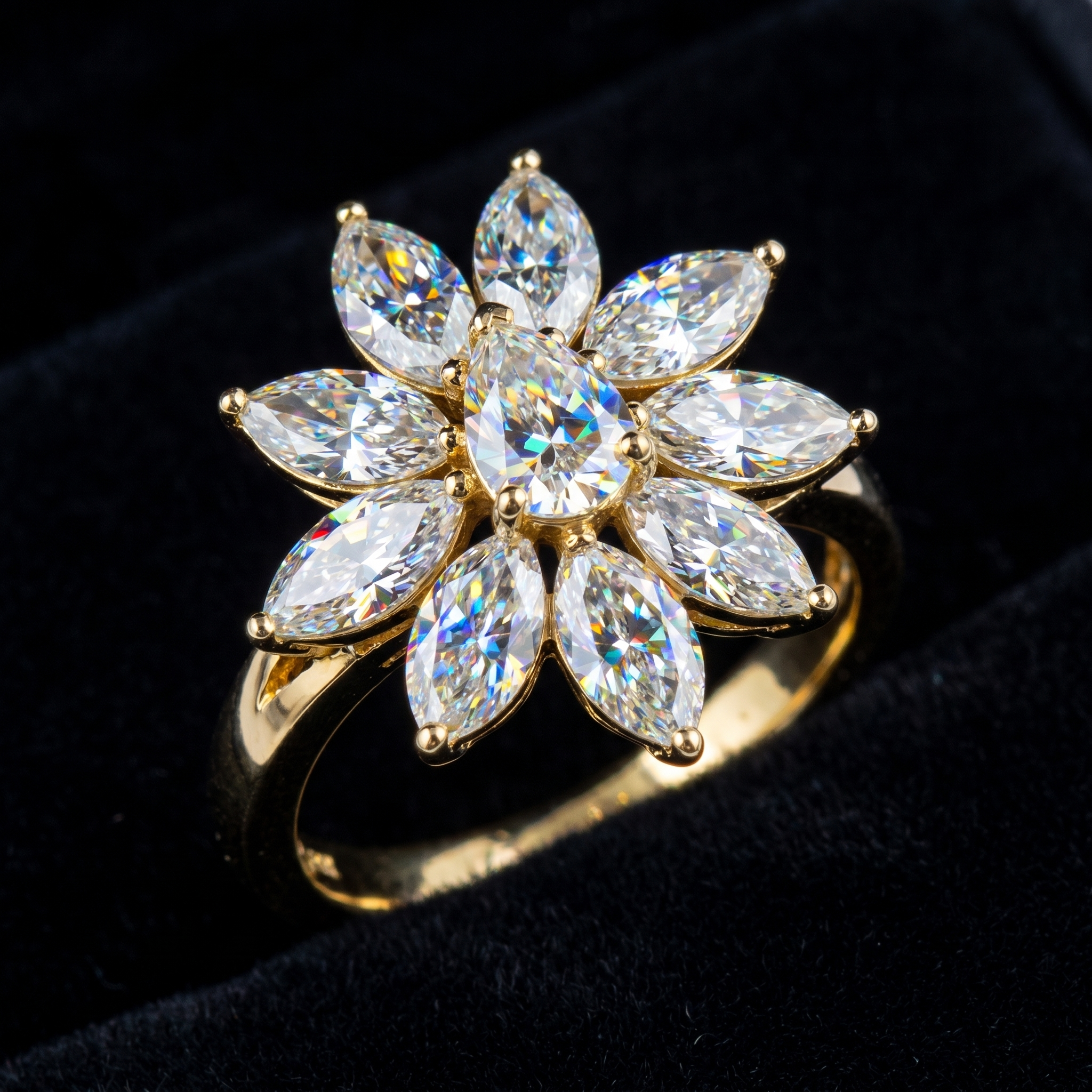 3.5Ct of Ring With the Purity of 18K