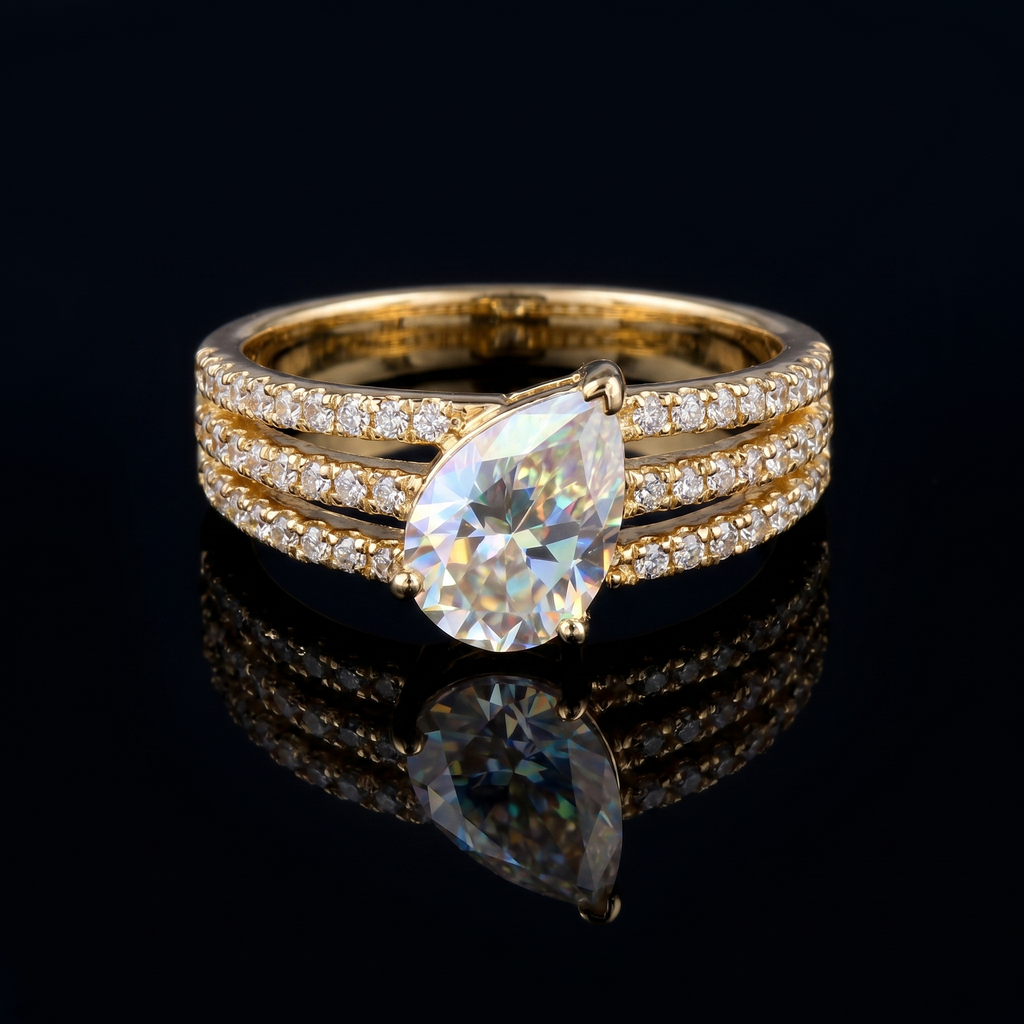 1.68Ct of Ring With the Purity of 18K