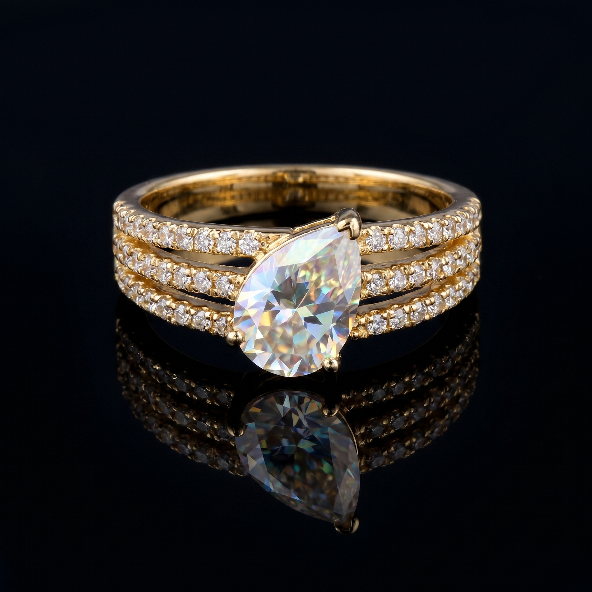 1.68Ct of Ring With the Purity of 18K