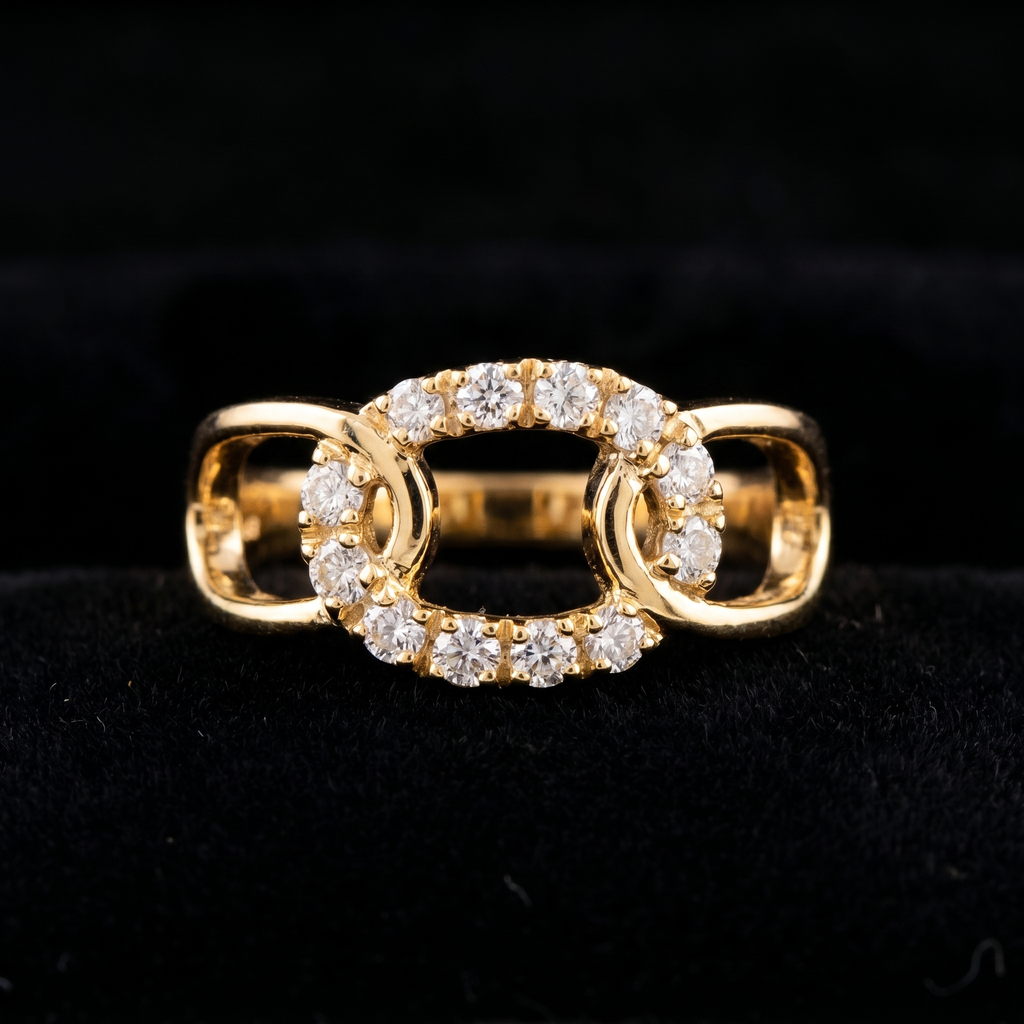 1Ct of RIng with the Purity of 18K