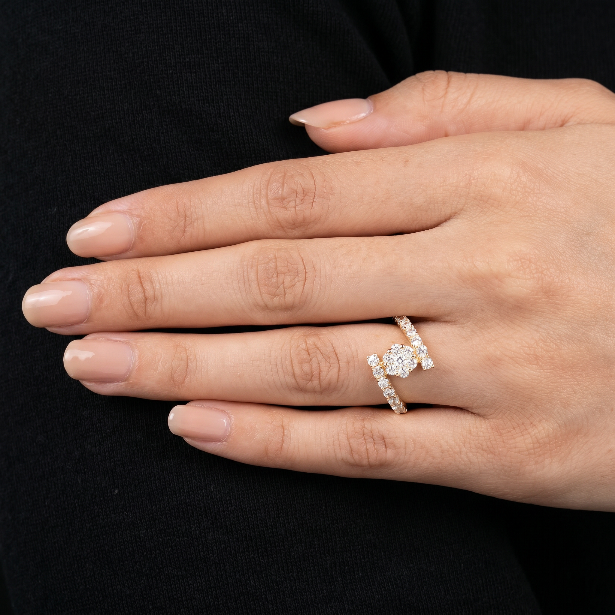 0.84Ct of Ring With the Purity of 18K