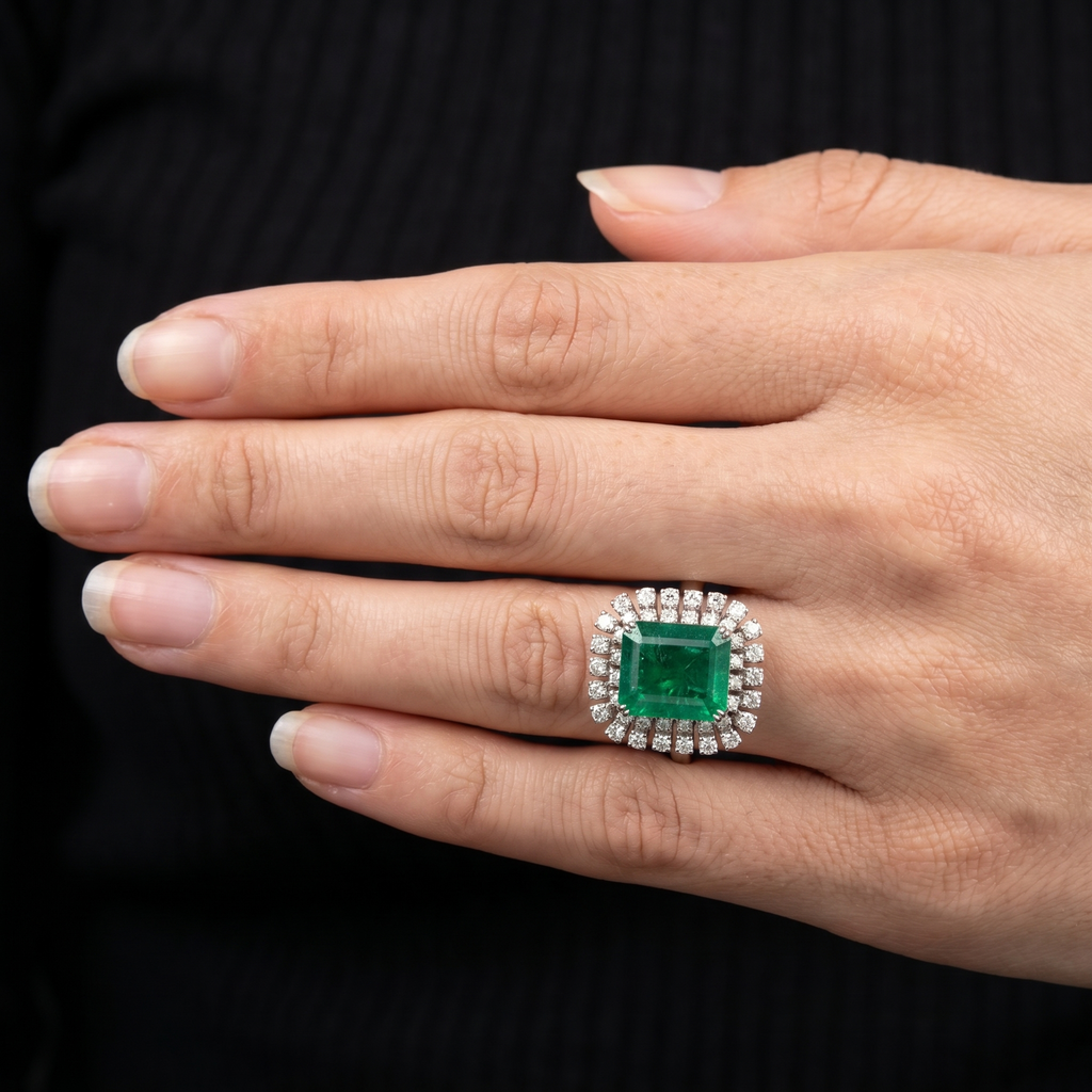 19.27Ct of Ring With the Purity of 18K