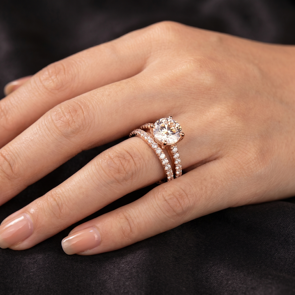 2.72Ct of Ring With the Purity of 18K