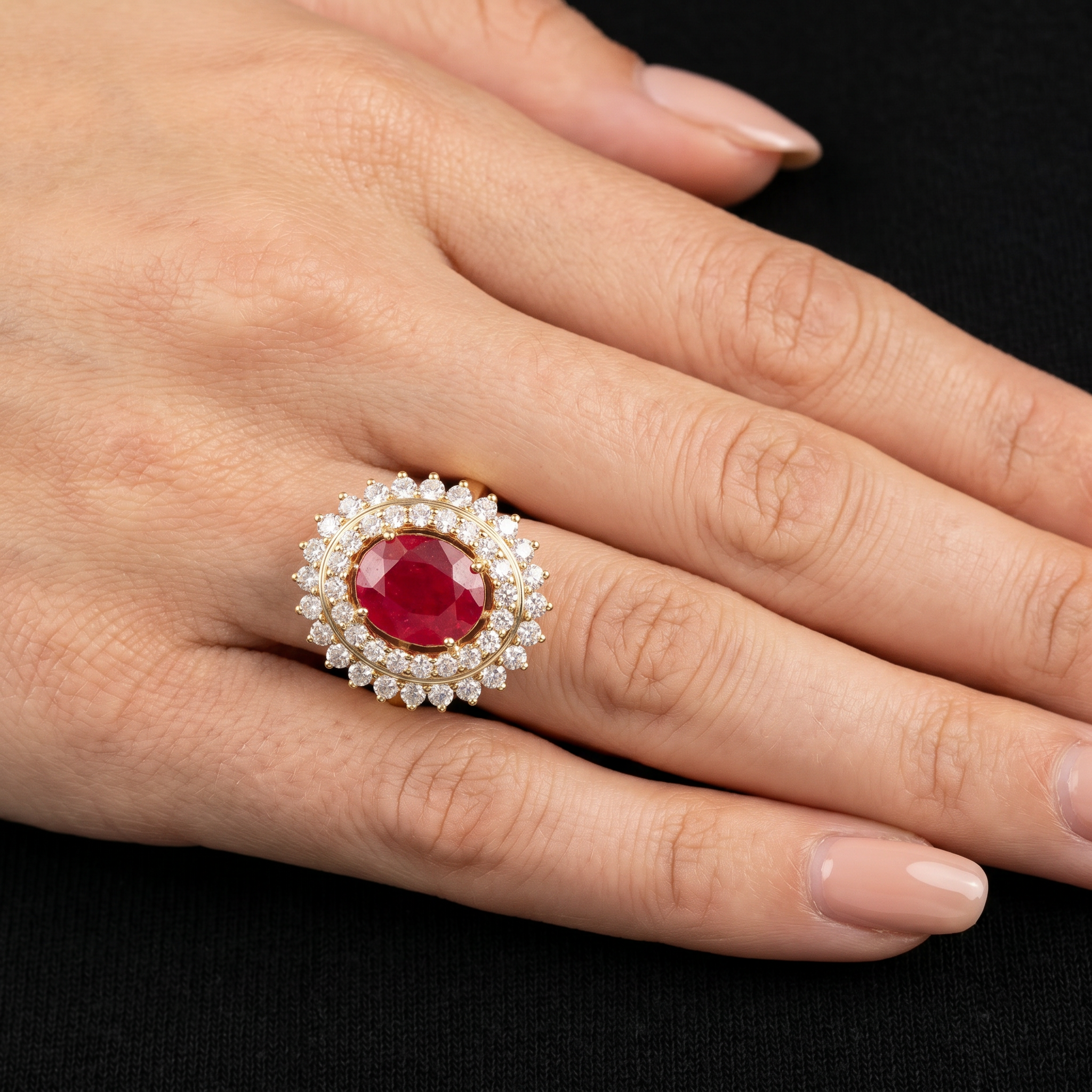5.17Ct of Ring With the Purity of 18K